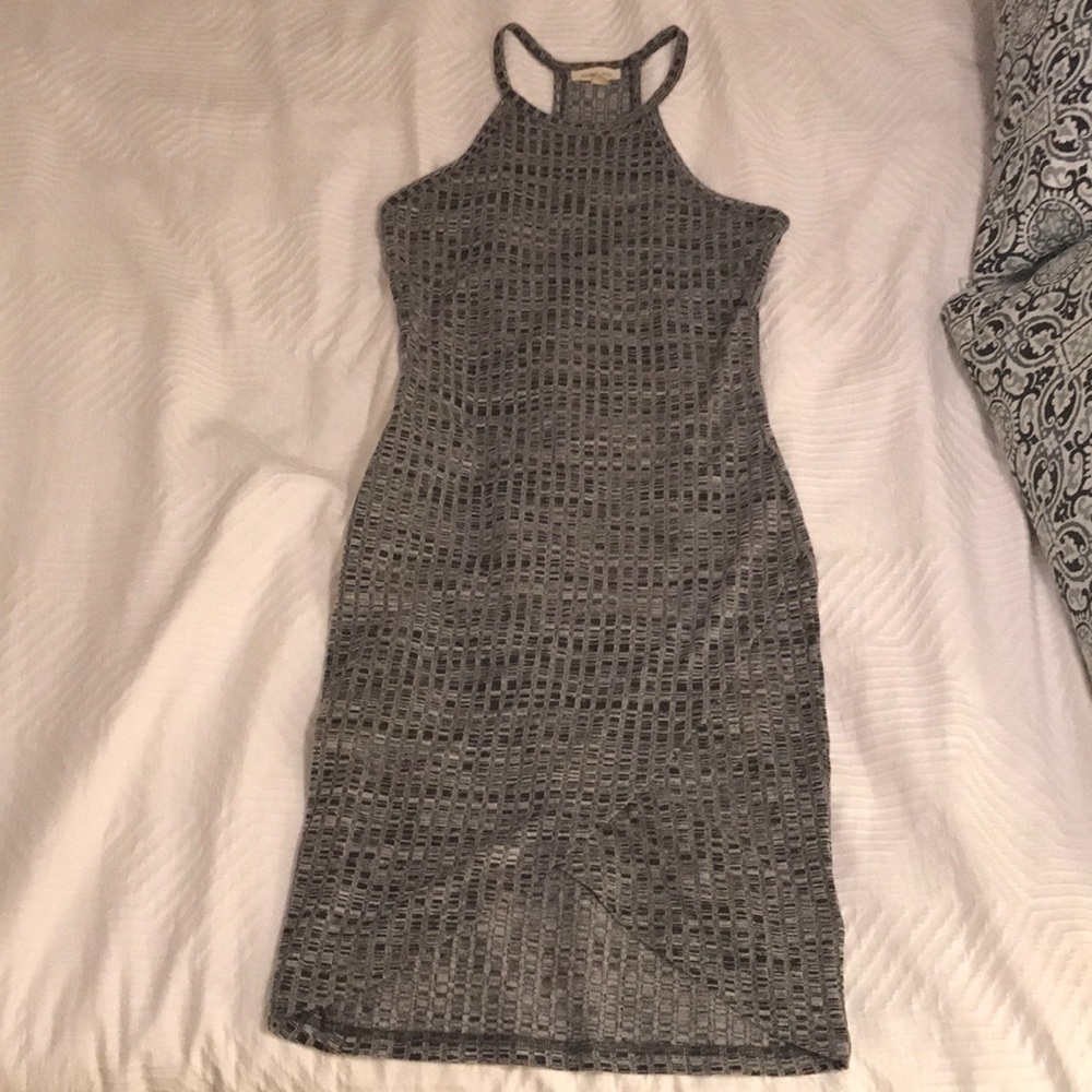 Stretch Grey Dress From Urban Outfitters